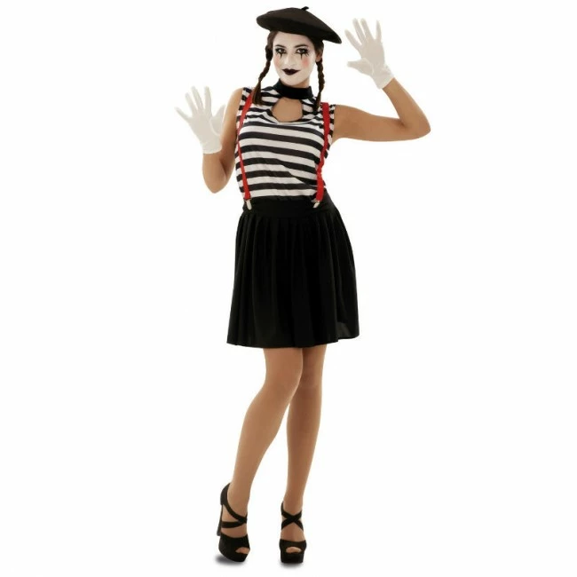 Disfracesjarana Disfraz De Mimo Mujer 1 Disfracesjarana Disfraz De Mimo Mujer