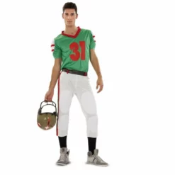 Disfracesjarana Disfraz De Jugador Rugby Verde