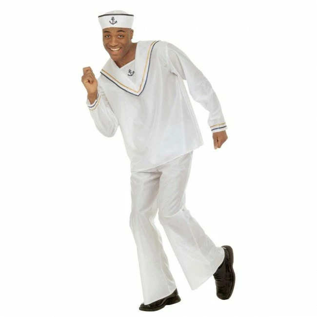 Disfracesjarana Disfraz De Marinero Blanco Hombre 1 Disfracesjarana Disfraz De Marinero Blanco Hombre