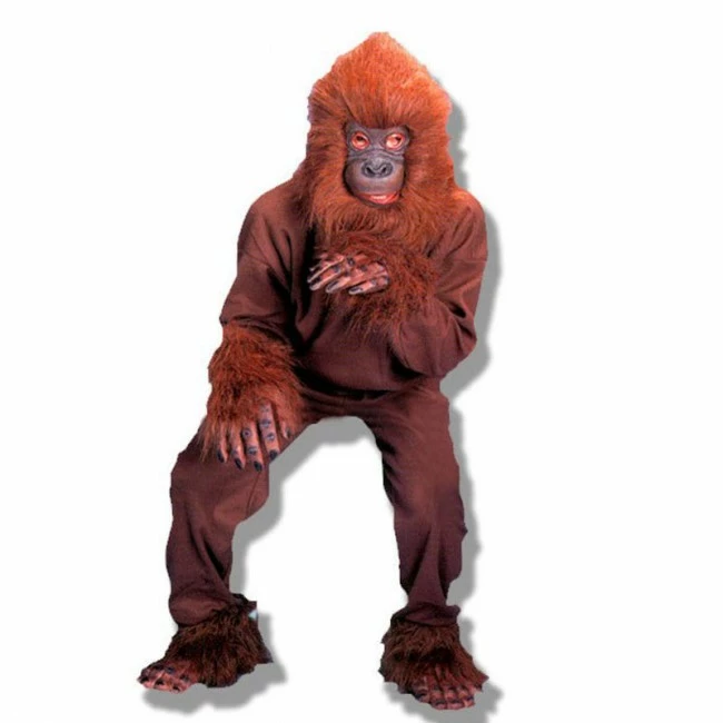 Disfracesjarana Disfraz De Gorila Marrón 1 Disfracesjarana Disfraz De Gorila Marrón