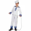 Disfracesjarana Disfraz De Marinero Blanco Niño