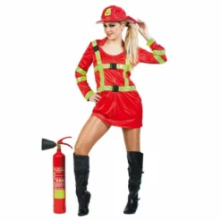 Disfracesjarana Disfraz De Bombera Para Mujer