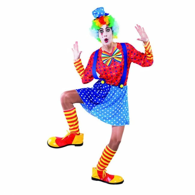 Disfracesjarana Disfraz De Payasa Azul 1 Disfracesjarana Disfraz De Payasa Azul