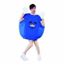 Disfracesjarana Disfraz De Caramelo Azul Para Adulto