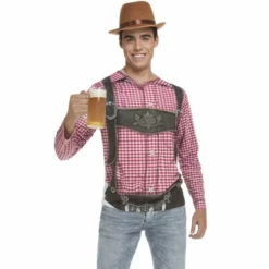 Disfracesjarana Disfraz Camiseta Alemán Oktoberfest Adulto