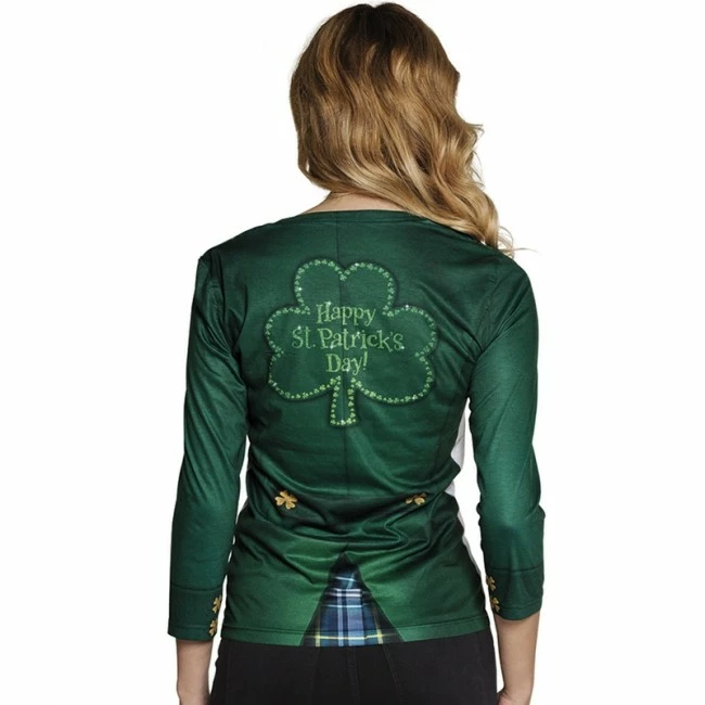 Disfracesjarana Disfraz Camiseta Saint Patrick’s Day Mujer 2 Disfracesjarana Disfraz Camiseta Saint Patrick’s Day Mujer - Imagen 2