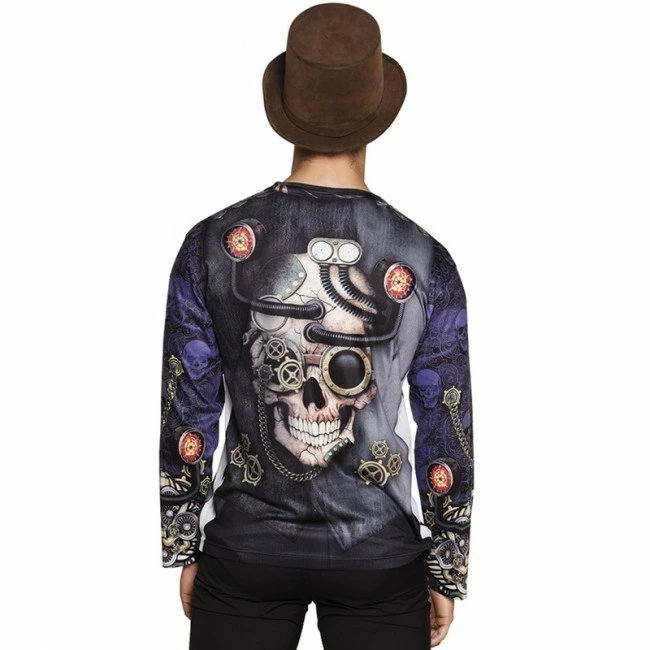 Disfracesjarana Disfraz Camiseta Steampunk Adulto 2 Disfracesjarana Disfraz Camiseta Steampunk Adulto - Imagen 2