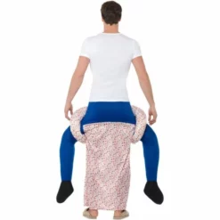 Disfracesjarana Disfraz De Abuela A Hombros -Tienda De Disfraces De Jarana disfraz de abuela a hombros espalda