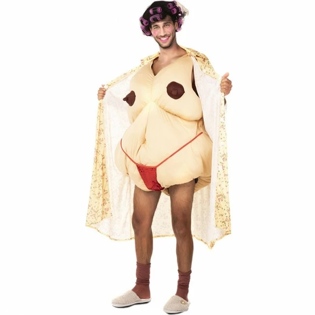 Disfracesjarana Disfraz De Abuela Exhibicionista Para Adulto 1 Disfracesjarana Disfraz De Abuela Exhibicionista Para Adulto