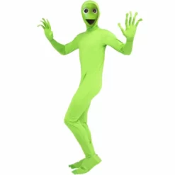 Disfracesjarana Disfraz De Alien Verde DAME TU COSITA Para Adulto