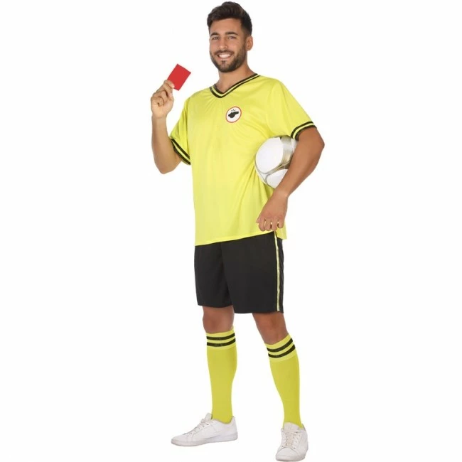Disfracesjarana Disfraz De Árbitro De Fútbol Para Hombre 1 Disfracesjarana Disfraz De Árbitro De Fútbol Para Hombre