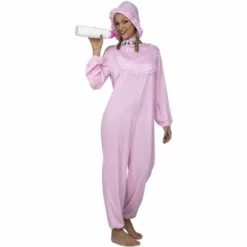 Disfracesjarana Disfraz De Bebé Rosa Para Mujer