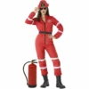 Disfracesjarana Disfraz De Bombera Jefe Para Mujer