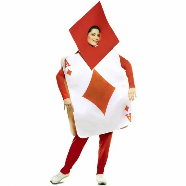 Disfracesjarana Disfraz De Carta As De Diamantes Para Adulto 2 Disfracesjarana Disfraz De Carta As De Diamantes Para Adulto - Imagen 2