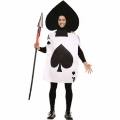 Disfracesjarana Disfraz De Carta As De Picas Para Adulto