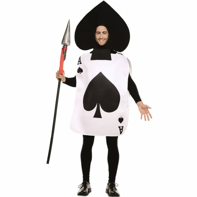 Disfracesjarana Disfraz De Carta As De Picas Para Adulto 1 Disfracesjarana Disfraz De Carta As De Picas Para Adulto