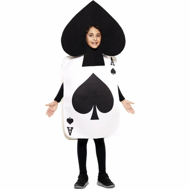 Disfracesjarana Disfraz De Carta As De Picas Para Niños 1 Disfracesjarana Disfraz De Carta As De Picas Para Niños