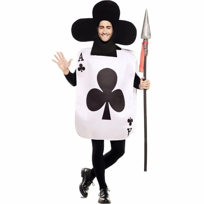 Disfracesjarana Disfraz De Carta As De Trébol Para Adulto 1 Disfracesjarana Disfraz De Carta As De Trébol Para Adulto