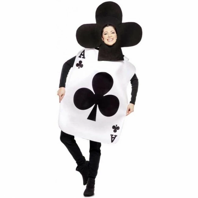 Disfracesjarana Disfraz De Carta As De Trébol Para Adulto 2 Disfracesjarana Disfraz De Carta As De Trébol Para Adulto - Imagen 2