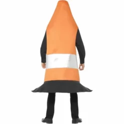 Disfracesjarana Disfraz De Cono De Tráfico Para Adulto -Tienda De Disfraces De Jarana disfraz de cono de trafico para adulto.espalda