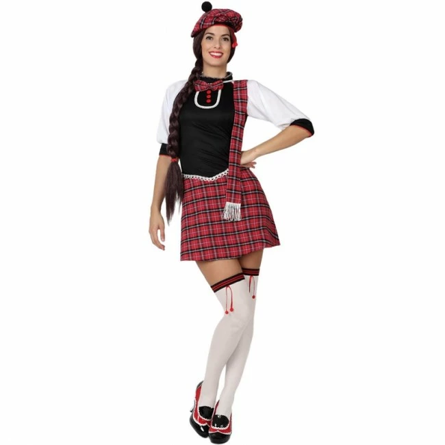 Disfracesjarana Disfraz De Escocesa Adulto 1 Disfracesjarana Disfraz De Escocesa Adulto