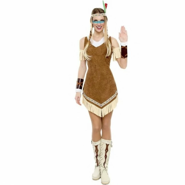 Disfracesjarana Disfraz De India Mohicana Para Mujer 1 Disfracesjarana Disfraz De India Mohicana Para Mujer