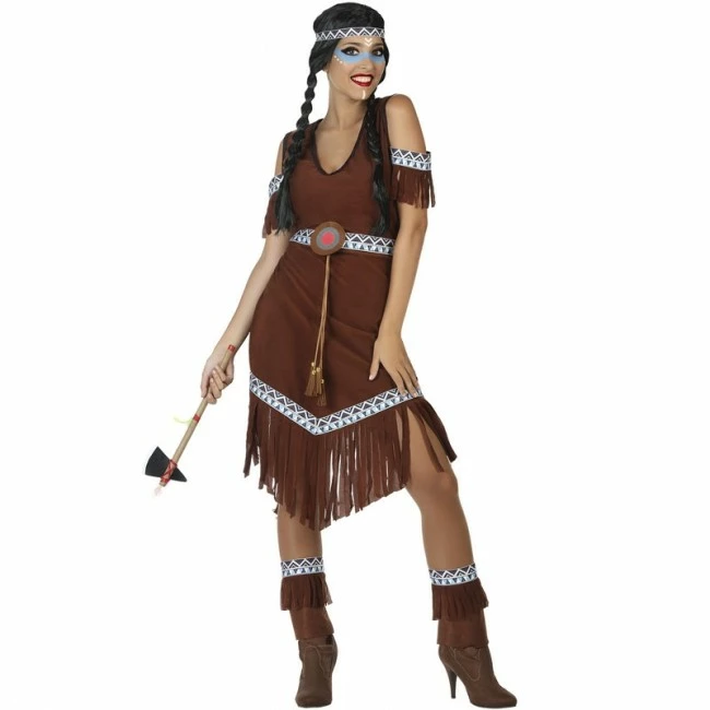 Disfracesjarana Disfraz De India Salvaje Para Mujer 1 Disfracesjarana Disfraz De India Salvaje Para Mujer