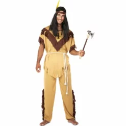 Disfracesjarana Disfraz De Indio Barato Para Hombre