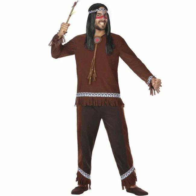 Disfracesjarana Disfraz De Indio Salvaje Para Hombre 1 Disfracesjarana Disfraz De Indio Salvaje Para Hombre