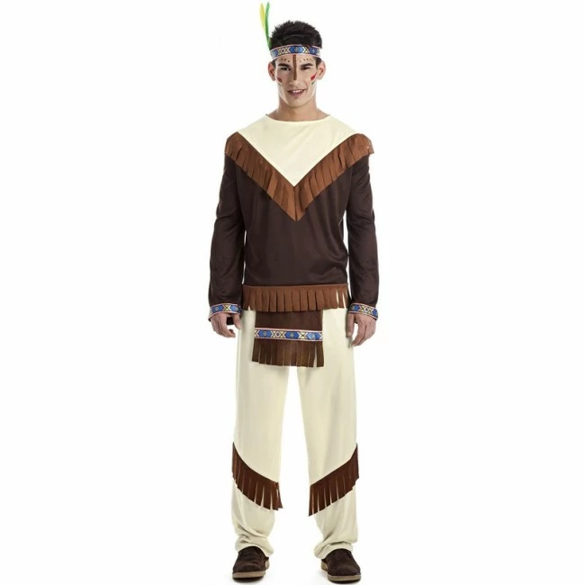 Disfracesjarana Disfraz De Indio Tahoe Para Hombre 1 Disfracesjarana Disfraz De Indio Tahoe Para Hombre
