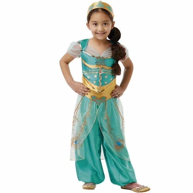 Disfracesjarana Disfraz De Jasmine Princesa Aladdin Para Niña 1 Disfracesjarana Disfraz De Jasmine Princesa Aladdin Para Niña