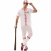 Disfracesjarana Disfraz De Jugador De Béisbol Retro Para Hombre