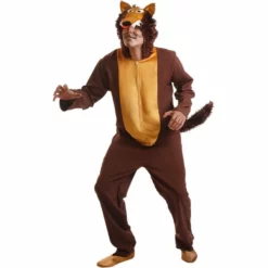 Disfracesjarana Disfraz De Lobo Marrón
