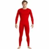 Disfracesjarana Disfraz De Maillot Rojo Spandex Para Hombre