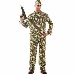 Disfracesjarana Disfraz De Militar Camuflaje Hombre