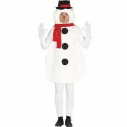 Disfracesjarana Disfraz De Muñeco De Nieve Para Hombre