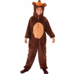 Disfracesjarana Disfraz De Oso Marron Peluche Para Niños