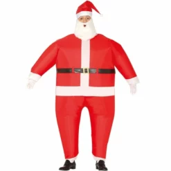 Disfracesjarana Disfraz De Papa Noel Hinchable Para Adulto