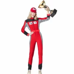 Disfracesjarana Disfraz De Pilota Carreras Para Mujer