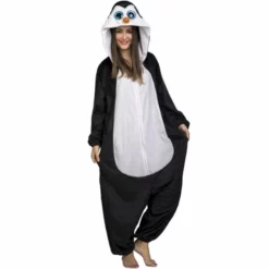 Disfracesjarana Disfraz De Pingüino Big Eyes Para Adulto