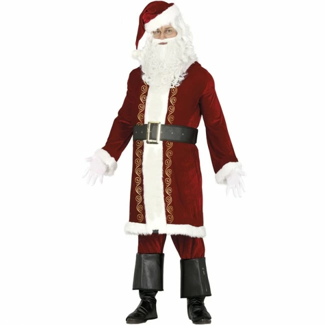 Disfracesjarana Disfraz De Santa Claus Con Abrigo Para Hombre 1 Disfracesjarana Disfraz De Santa Claus Con Abrigo Para Hombre
