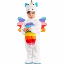 Disfracesjarana Disfraz De Unicornio Multicolor Para Bebé