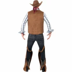 Disfracesjarana Disfraz De Vaquero Deluxe Para Hombre 5 Disfracesjarana Disfraz De Vaquero Deluxe Para Hombre -Tienda De Disfraces De Jarana disfraz de vaquero deluxe para hombre espalda