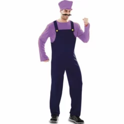 Disfracesjarana Disfraz De Waluigi Para Hombre