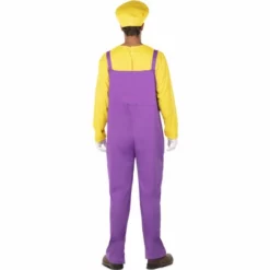 Disfracesjarana Disfraz De Wario Para Hombre -Tienda De Disfraces De Jarana disfraz de wario para hombre espalda