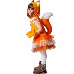 Disfracesjarana Disfraz De Zorro Con Cola Para Niña