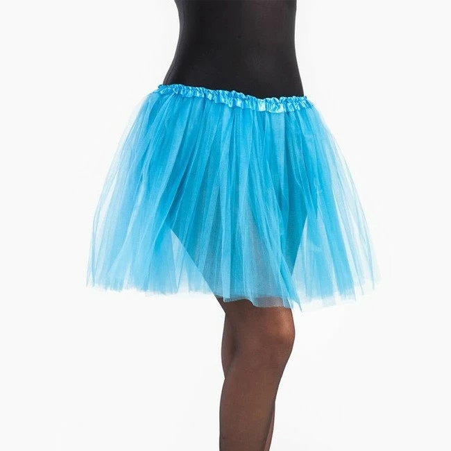 Disfracesjarana Falda Tutú Azul Celeste Mujer 1 Disfracesjarana Falda Tutú Azul Celeste Mujer