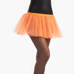 Disfracesjarana Falda Tutú Naranja Niña