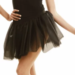 Disfracesjarana Tutú Enagua Negro Barato Mujer