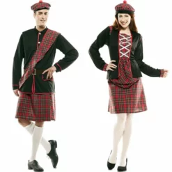 Disfracesjarana Pareja Escoceses Kilt